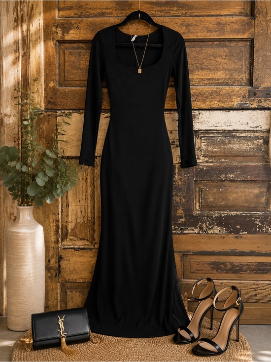 Popilush Dresses & Skirts - Popilush Maxi Dress | Built-In Shapewear | Sleeveless Bodycon | Size XL
